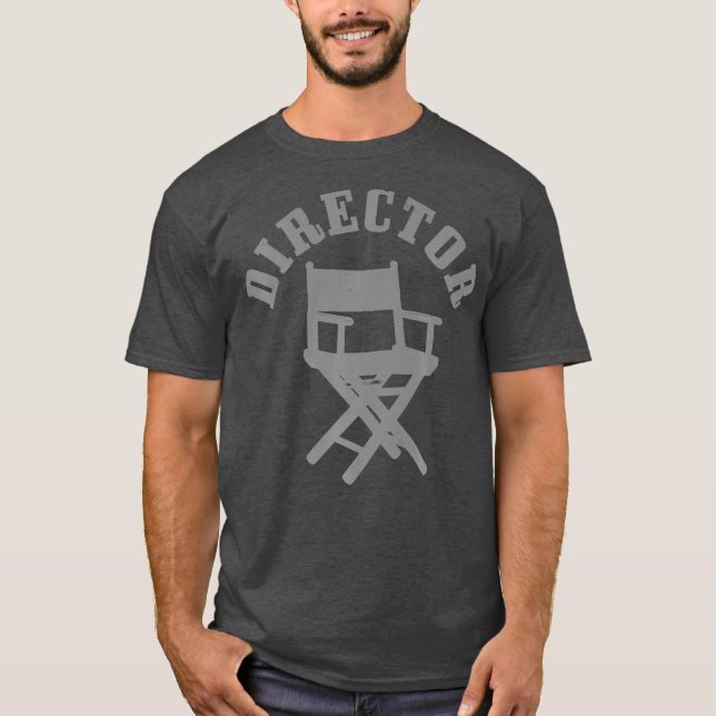 Movie Director Chair Film Making Filmmaker Funny T-Shirt (Vorderseite)