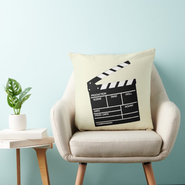 Movie Director Clap Clapper Clapperboard Design Kissen (Stuhl )