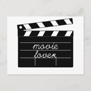 Movie Lover Tshirt Postkarte