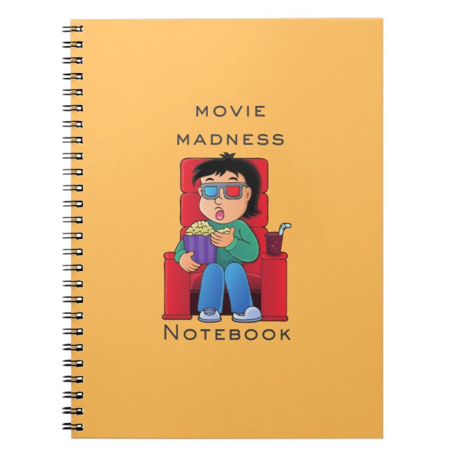 Movie Madness Notebook Notizblock (Vorderseite)