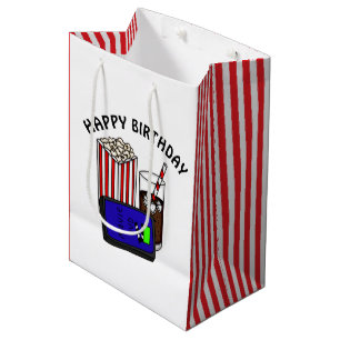 Movie Night Birthday Party Mittlere Geschenktüte