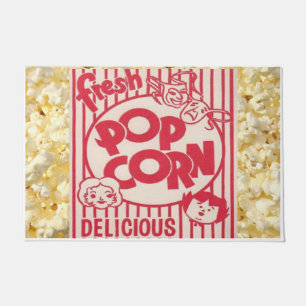 Movie Night Fresh Popcorn Fußmatte