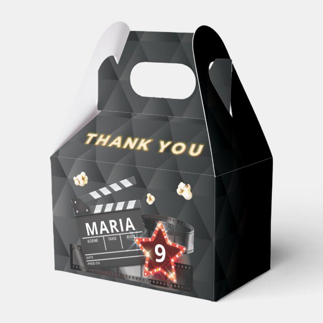 Movie Night Luxury Vielen Dank Geschenkschachtel (Vorderseite)