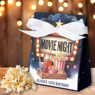 Movie Night Popcorn Kindergeburtstag Geschenkschachtel