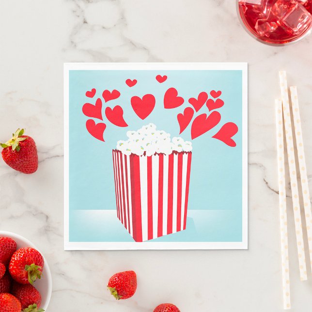 Movie Popcorn Paper Napkins Serviette (Von Creator hochgeladen)