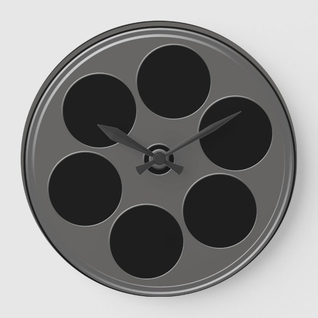 Movie Reel Große Wanduhr (Vorderseite)
