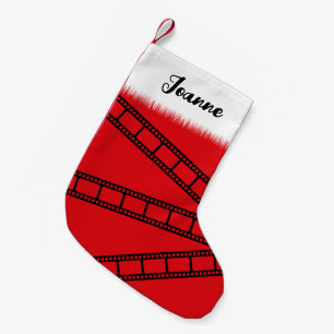 Movie Reel Pattern Kleiner Weihnachtsstrumpf