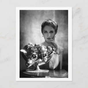 Movie Star Norma Shearer Vintag Postkarte