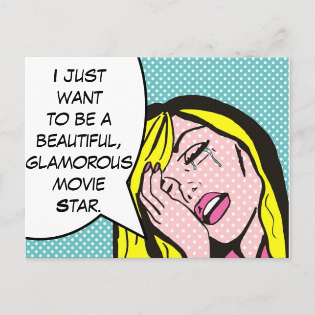 Movie Star Pop Postkarte (Vorderseite)