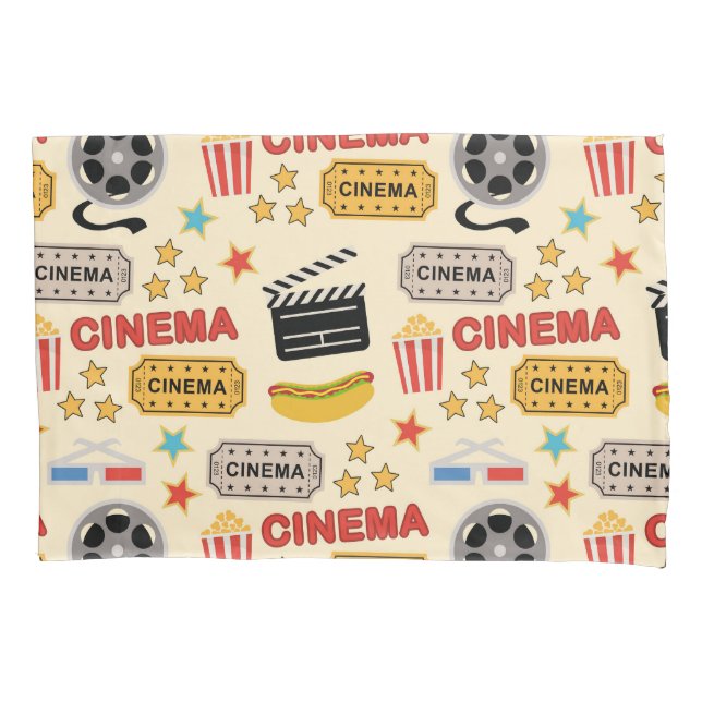 Movie Theater Fun Muster Kissenbezug (Vorderseite-Links)