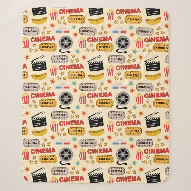 Movie Theater Fun Muster Sherpadecke (Vorderseite)