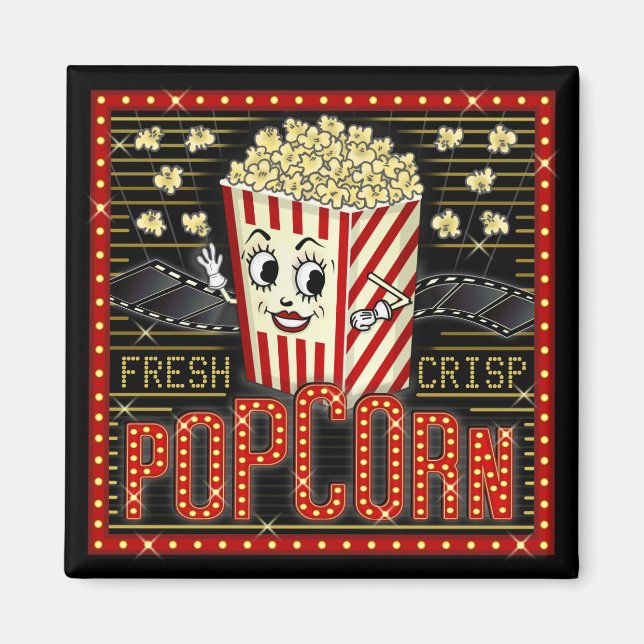 Movie Theater Marquee Zuhause Cinema Magnet (Vorne)