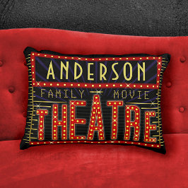 Movie Theater Marquee Zuhause Cinema | PERSONALISI Dekokissen