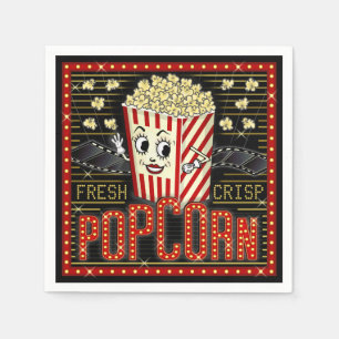 Movie Theater Marquee Zuhause Cinema Serviette