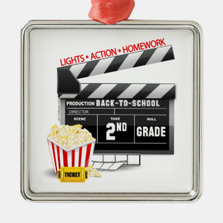 Movie Theme Second Grade Ornament Aus Metall