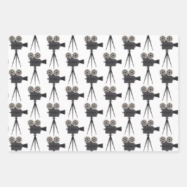 Movie Theme Trio Geschenkpapier Set