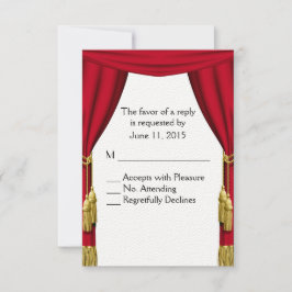 Movie Theme UAWG RSVP Karte