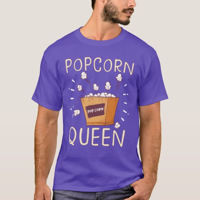 Movie Watching Cinema Popcorn Binge Watching frien T-Shirt (Vorderseite)