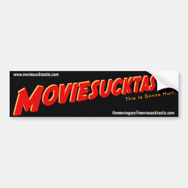 Moviesucktastic Autoaufkleber (Vorne)