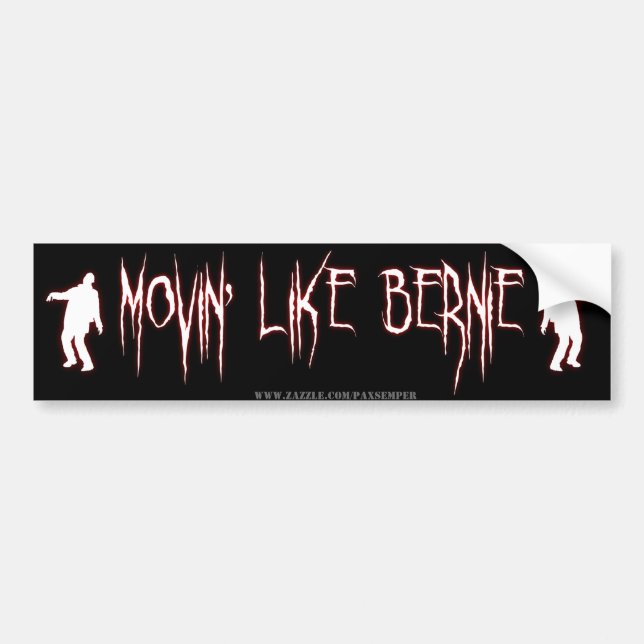 Movin mögen Bernie-Autoaufkleber Autoaufkleber (Vorne)