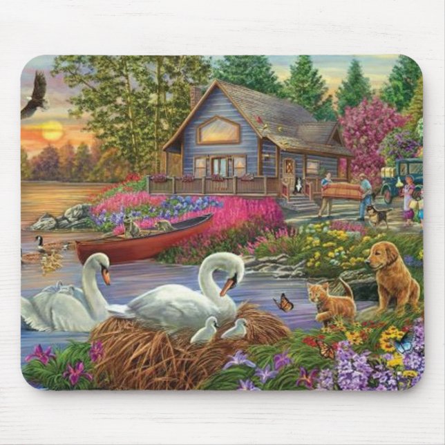 Moving Day Fine Art Mousepad (Vorne)
