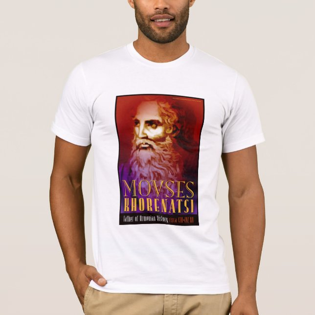 MOVSES KHORENATSI, Vater der armenischen T-Shirt (Vorderseite)