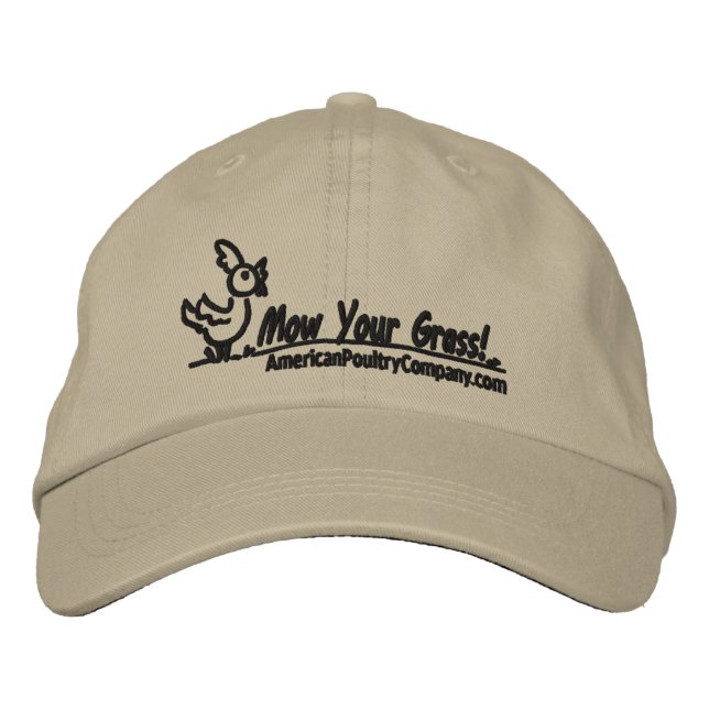 Mow Your Grass brodé Casquette (Devant)