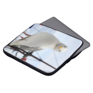 Möwe auf Boot Laptop Computertasche Laptopschutzhülle