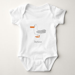 Möwe Design personalisiert Baby Strampler