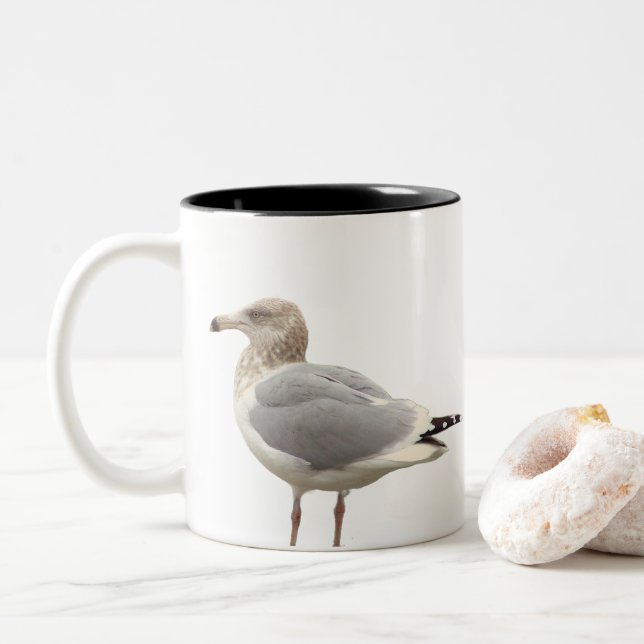 Möwe Foto Tasse (Mit Donut)