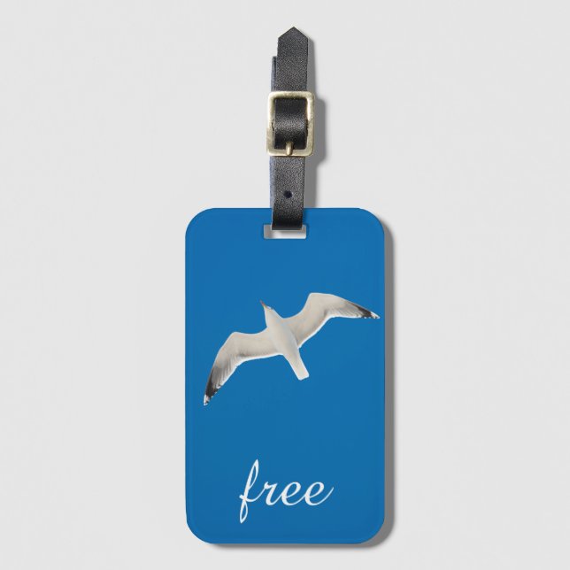 Möwe Gepäckanhänger (Vorderseite Vertikal)