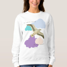Möwe in den Wolken