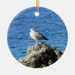 Möwe Keramik Ornament