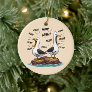 Möwe Mama Lustig Personalisiert Keramik Ornament
