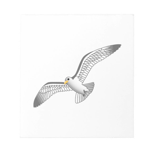 Möwe Notizblock (Vorderseite)
