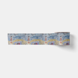Möwen am Strand Satin Ribbon Satinband