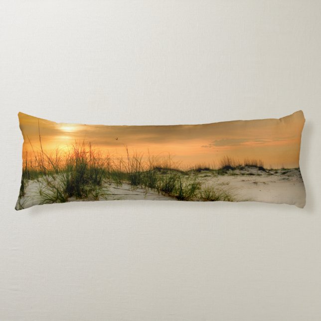Möwen bei Sonnenaufgang Seitenschläferkissen (Vorderseite)