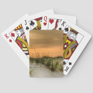 Möwen bei Sonnenaufgang Spielkarten