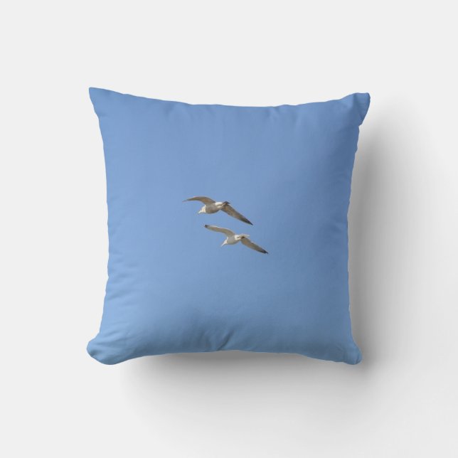 Möwen, die hoch fliegen - kissen (Vorderseite)
