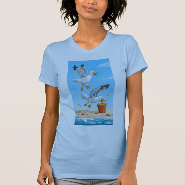 MÖWEN-EINSTELLUNG T-Shirt (Vorderseite)
