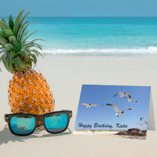 Möwen-Fotografie Schöner Strand Alles Gute zum Geb Karte