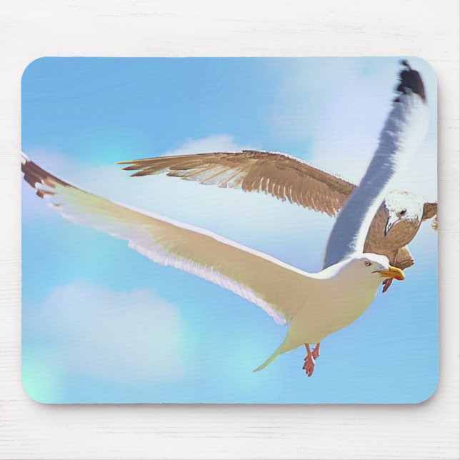 Möwen im Flight Mouse Pad Mousepad (Vorne)