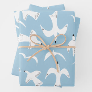 Möwen im Flug Geschenkpapier Set