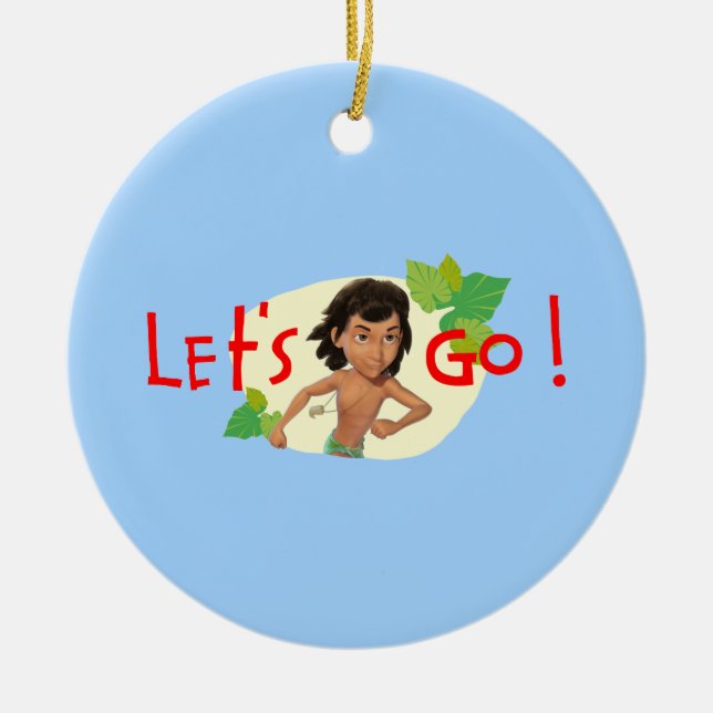 Mowgli 2 keramikornament (Vorne)