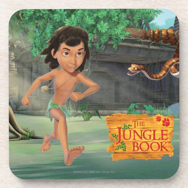 Mowgli 3 getränkeuntersetzer (Vorderseite)