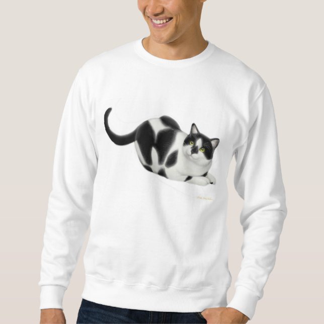 Moxie das Katzen-Sweatshirt Sweatshirt (Vorderseite)