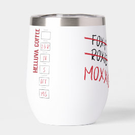 Mox's Misto - Wine Tumbler