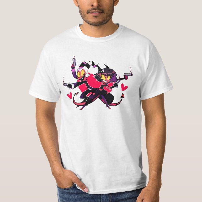 Moxxie und Millie Retro T-Shirt (Vorderseite)