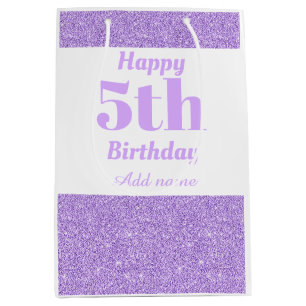 Moyen 5ème sac personnalisé élégant de cadeau