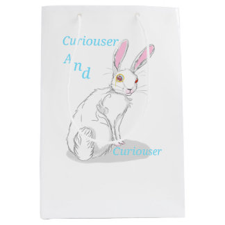 Moyen Alice au pays des merveilles sac cadeau à thème